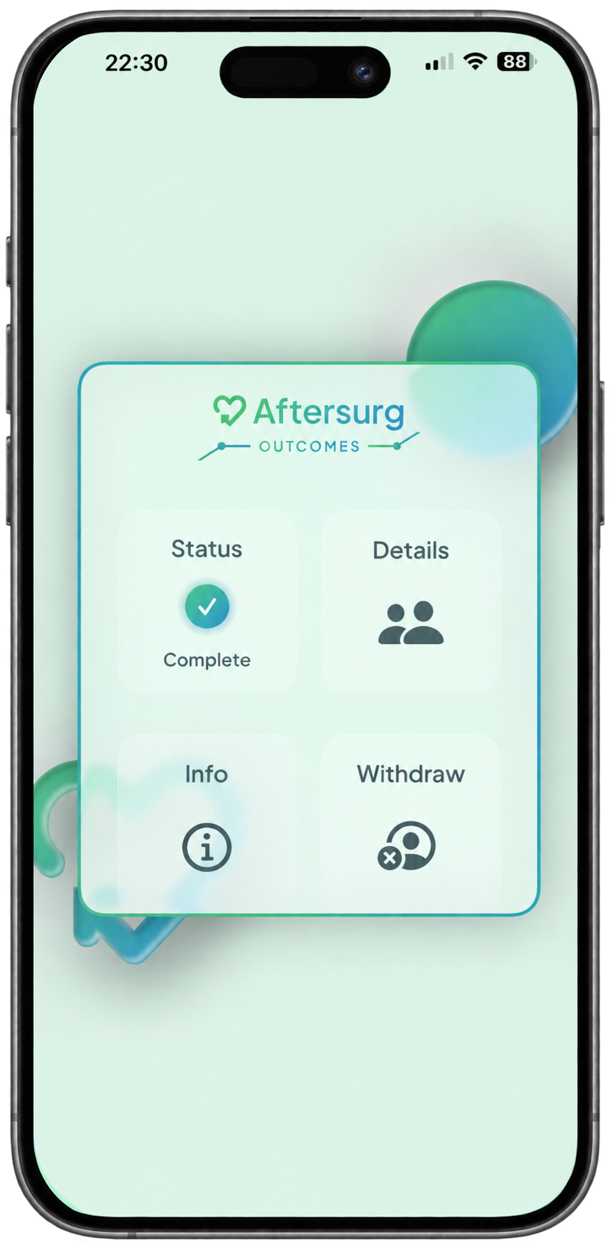 AfterSurg Outcomes app project dashboard